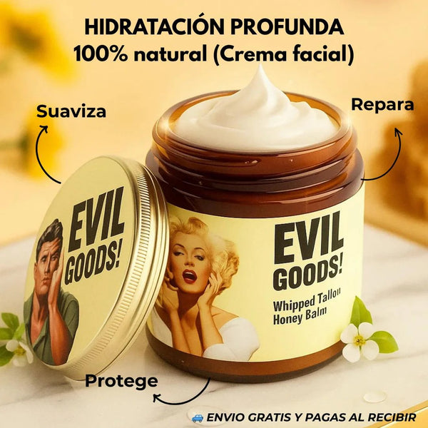 Bálsamo Tallow y Miel Natural