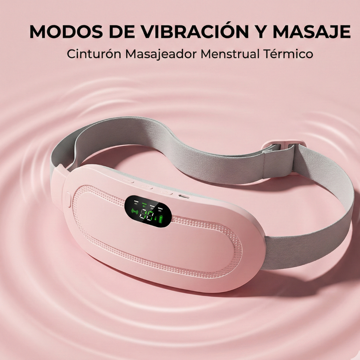 Cinturon Menstrual Masajeador Vientre